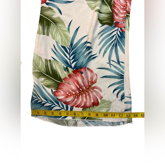 SEE YOU MONDAY Floral Tropical Wide Leg Rayon Jumpsuit Size XL. E99 - Picture 13 of 15
